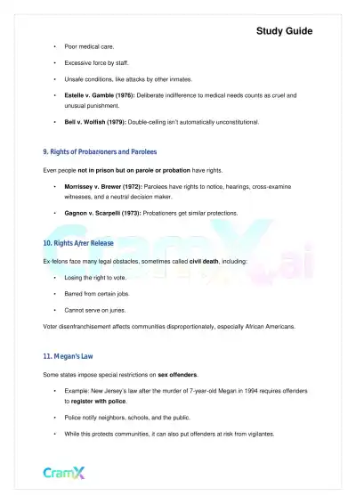 Criminal Justice - Prisons and Prisoners' Rights - Page 4 preview image