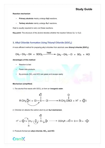 Organic Chemistry II - Alcohols and Ethers - Page 3 preview image