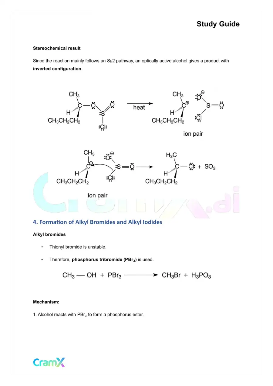 Organic Chemistry II - Alcohols and Ethers, page 4