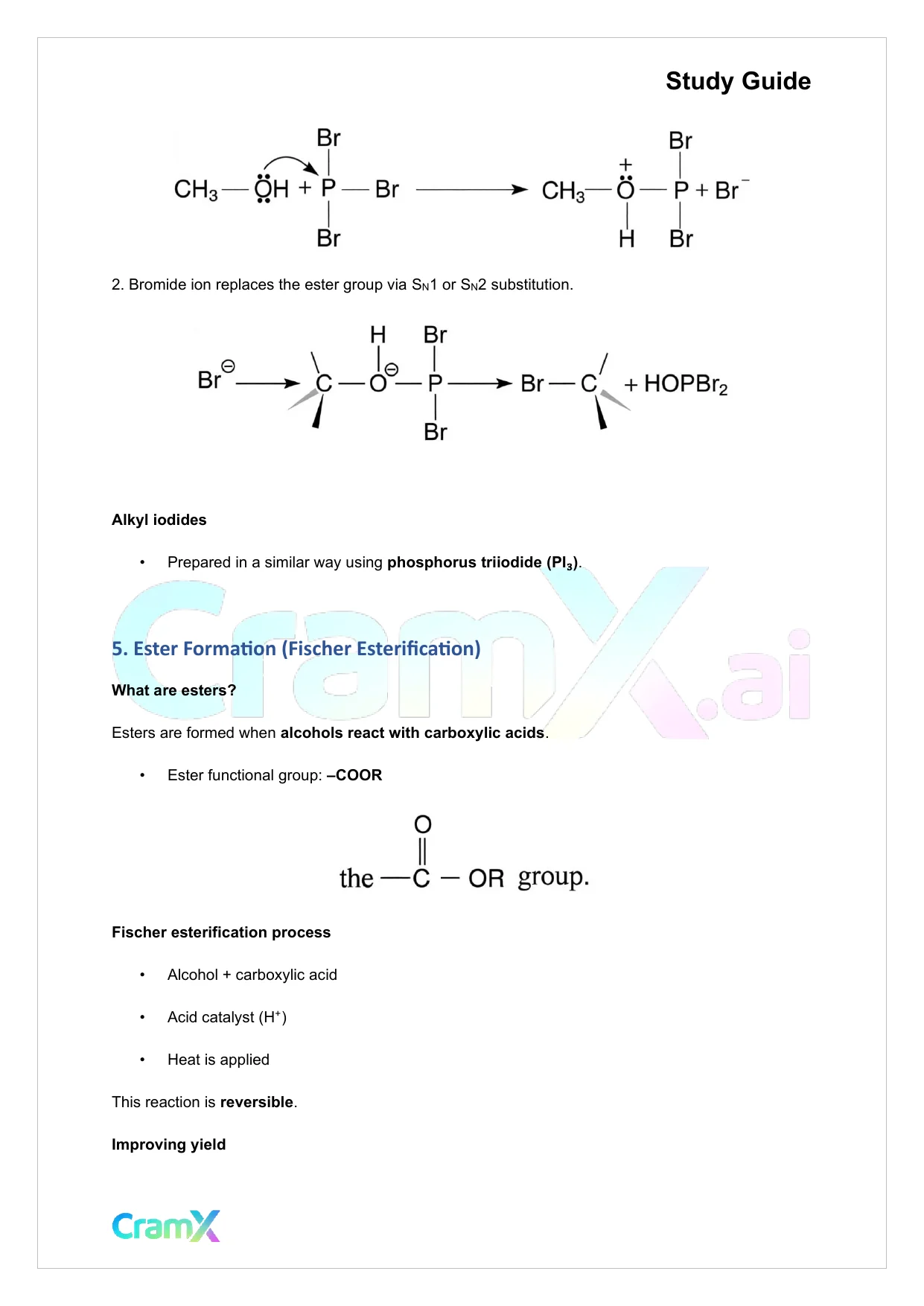 Organic Chemistry II - Alcohols and Ethers - Page 5 preview image