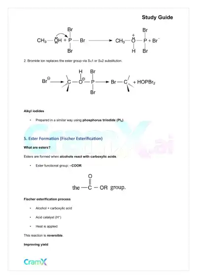 Organic Chemistry II - Alcohols and Ethers - Page 5 preview image