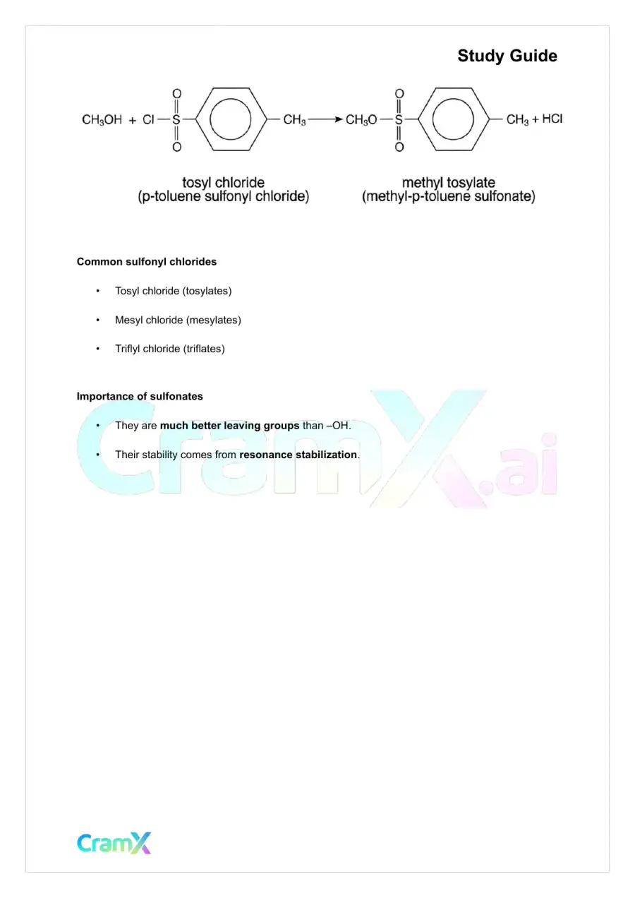 Organic Chemistry II - Alcohols and Ethers, page 8