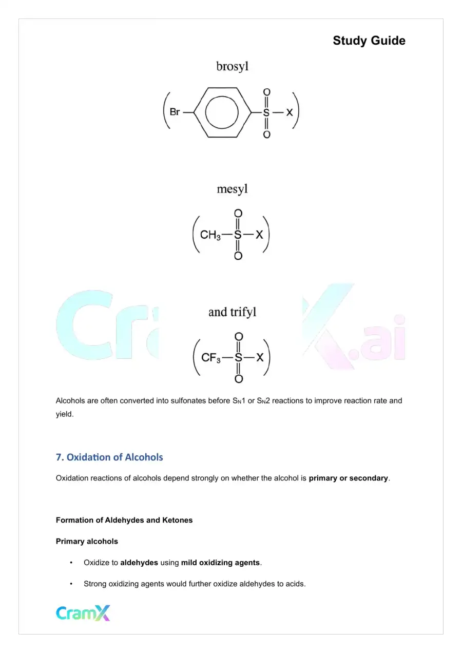 Organic Chemistry II - Alcohols and Ethers, page 9