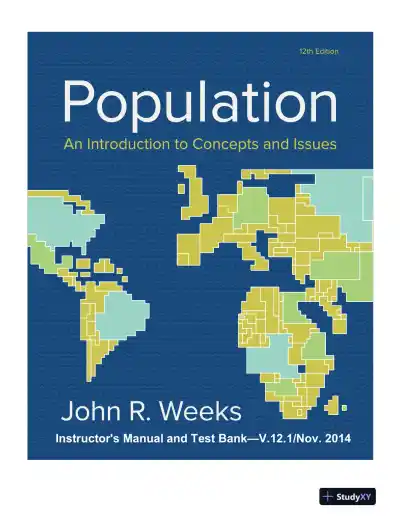 Population: An Introduction to Concepts and Issues 12th Edition Test Bank - Page 1 preview image