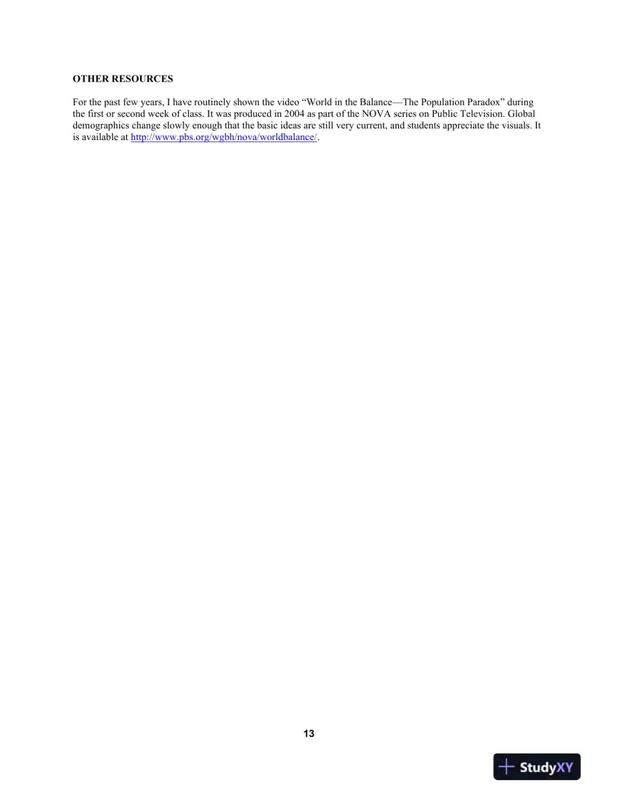 Population: An Introduction to Concepts and Issues 12th Edition Test Bank, page 15