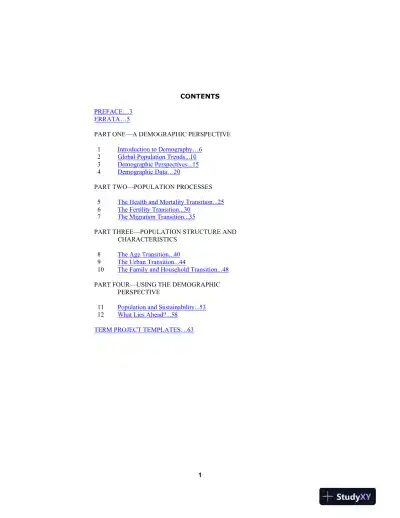 Population: An Introduction to Concepts and Issues 12th Edition Test Bank - Page 3 preview image