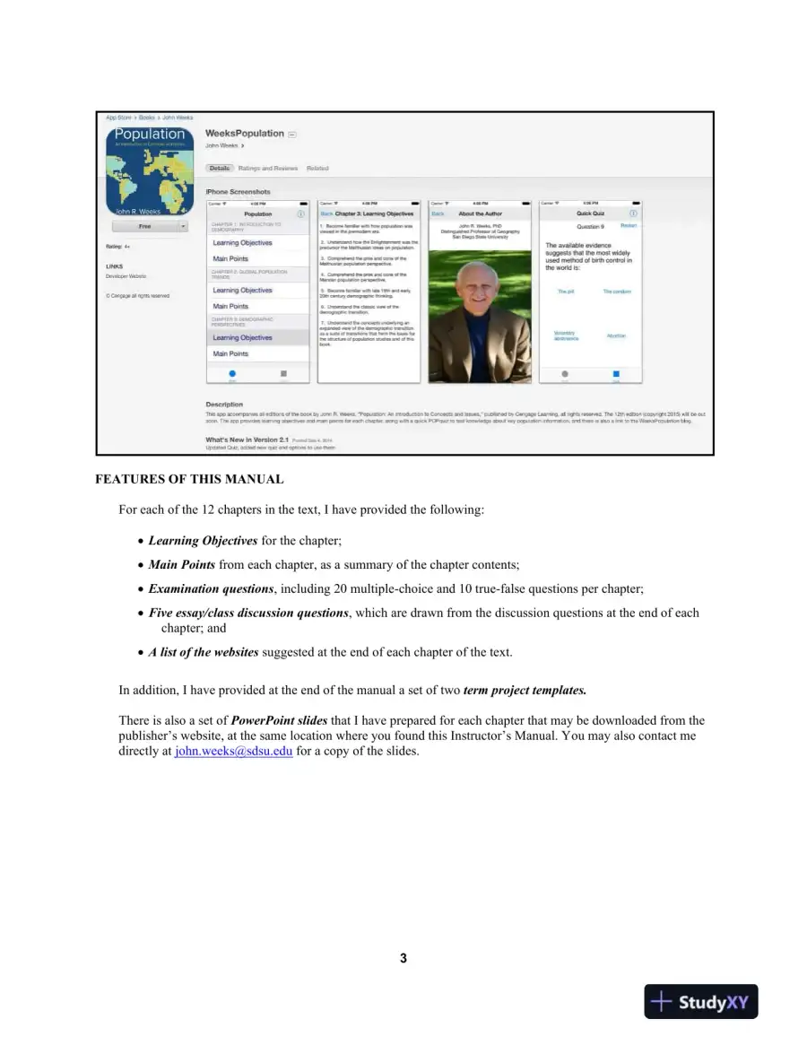 Population: An Introduction to Concepts and Issues 12th Edition Test Bank, page 5