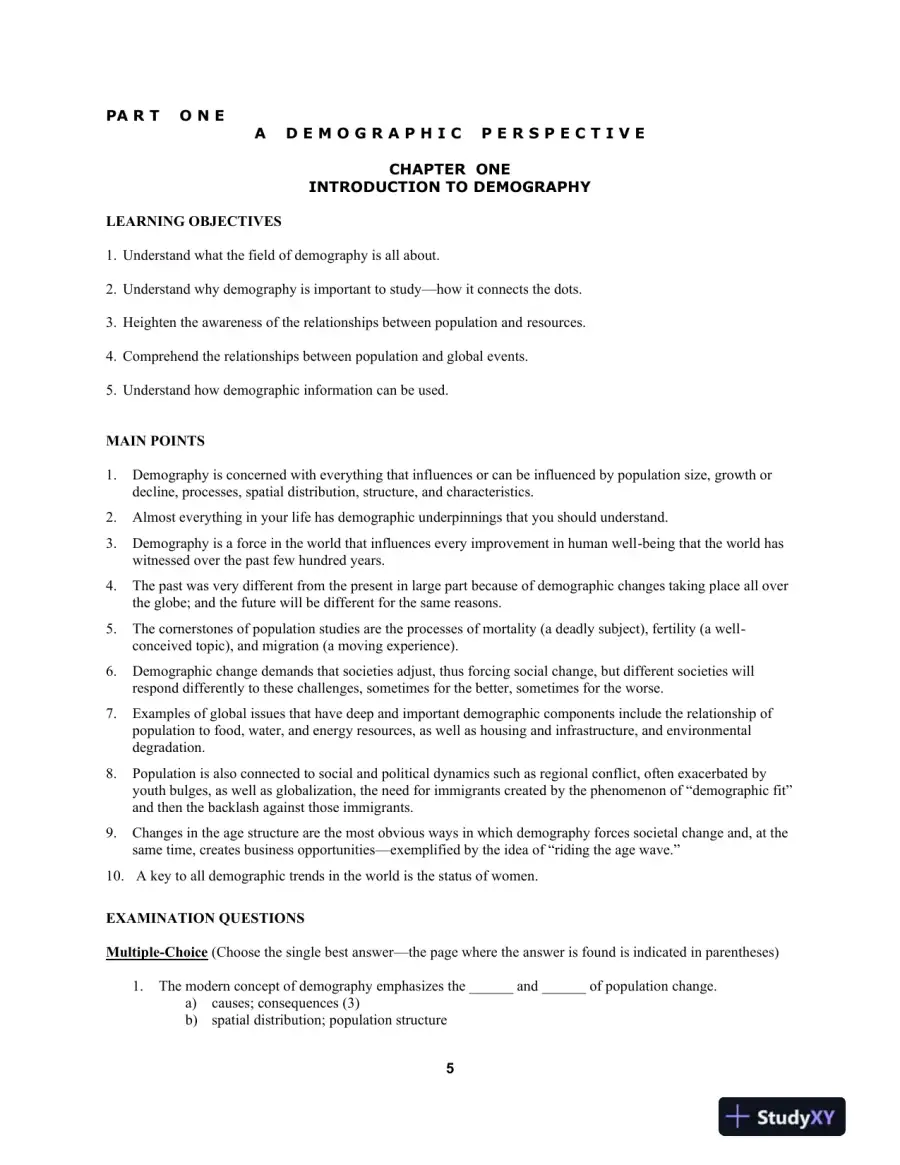 Population: An Introduction to Concepts and Issues 12th Edition Test Bank, page 7