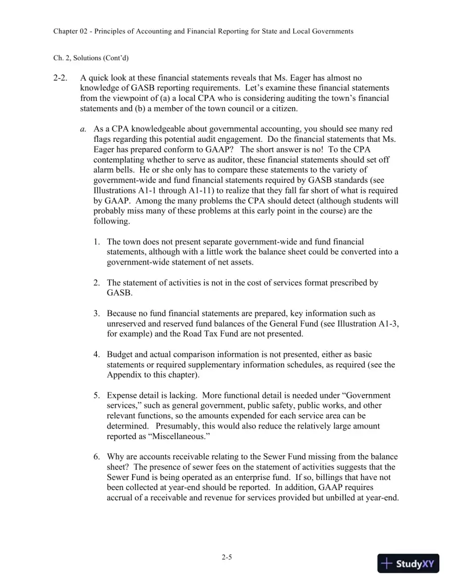 Solution Manual for Accounting for Governmental and Nonprofit Entities, 15th edition, page 14