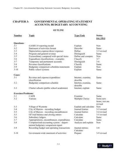 Solution Manual for Accounting for Governmental and Nonprofit Entities, 15th edition - Page 19 preview image