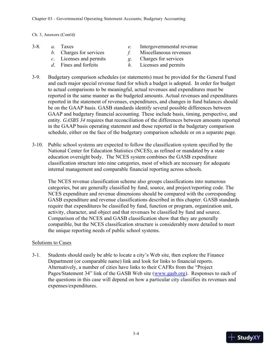 Solution Manual for Accounting for Governmental and Nonprofit Entities, 15th edition, page 22