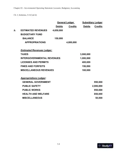 Solution Manual for Accounting for Governmental and Nonprofit Entities, 15th edition - Page 26 preview image