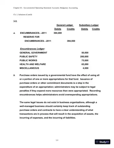 Solution Manual for Accounting for Governmental and Nonprofit Entities, 15th edition - Page 27 preview image