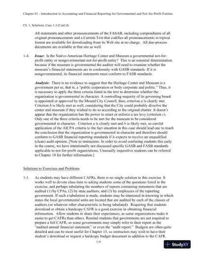 Solution Manual for Accounting for Governmental and Nonprofit Entities, 15th edition - Page 7 preview image