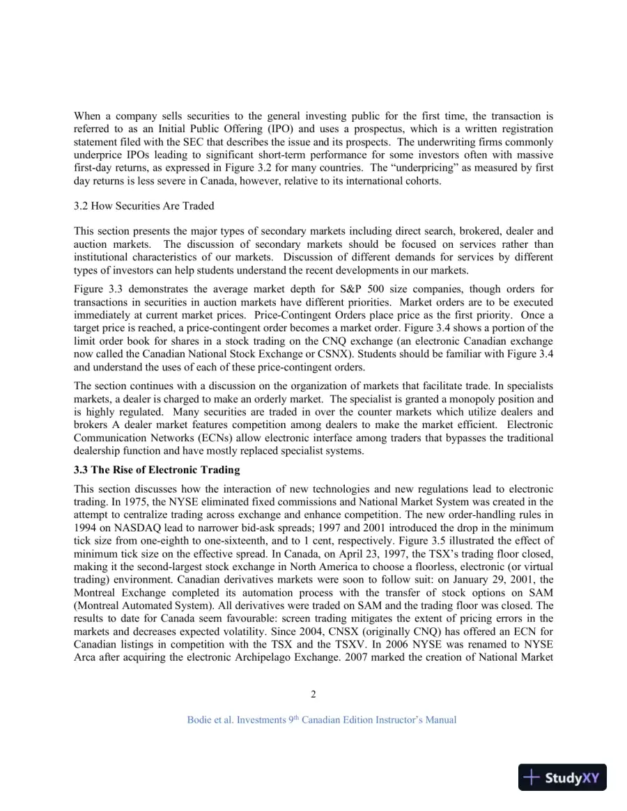 Revision Notes for Investments , Ninth Canadian Edition, page 8
