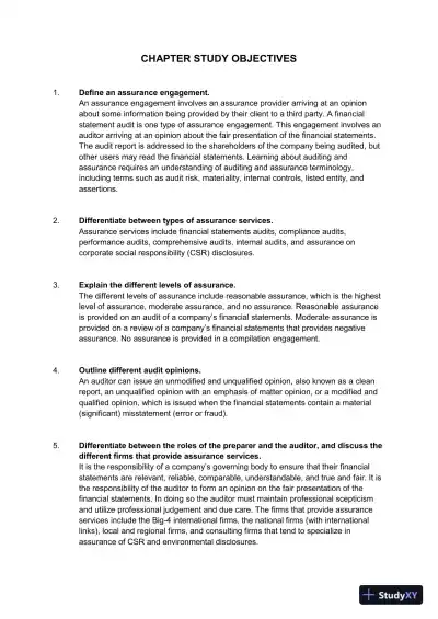 Auditing : A Practical Approach, Canadian Edition Test Bank - Page 4 preview image