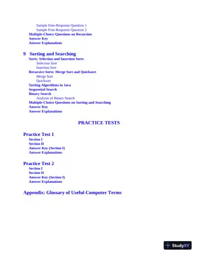 AP Computer Science a Premium, 2022-2023 (2022-2023) - Page 11 preview image