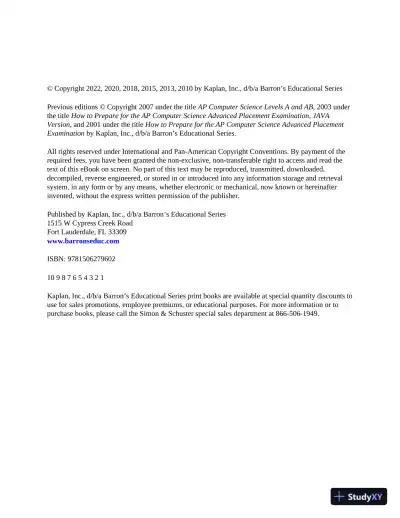 AP Computer Science a Premium, 2022-2023 (2022-2023) - Page 5 preview image