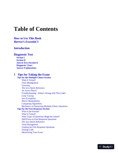 AP Computer Science a Premium, 2022-2023 (2022-2023) - Page 7 preview image