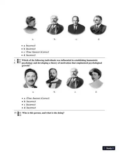 Test Bank for Psychology, 6th Edition - Page 10 preview image