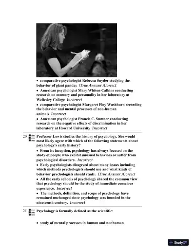 Test Bank for Psychology, 6th Edition - Page 11 preview image