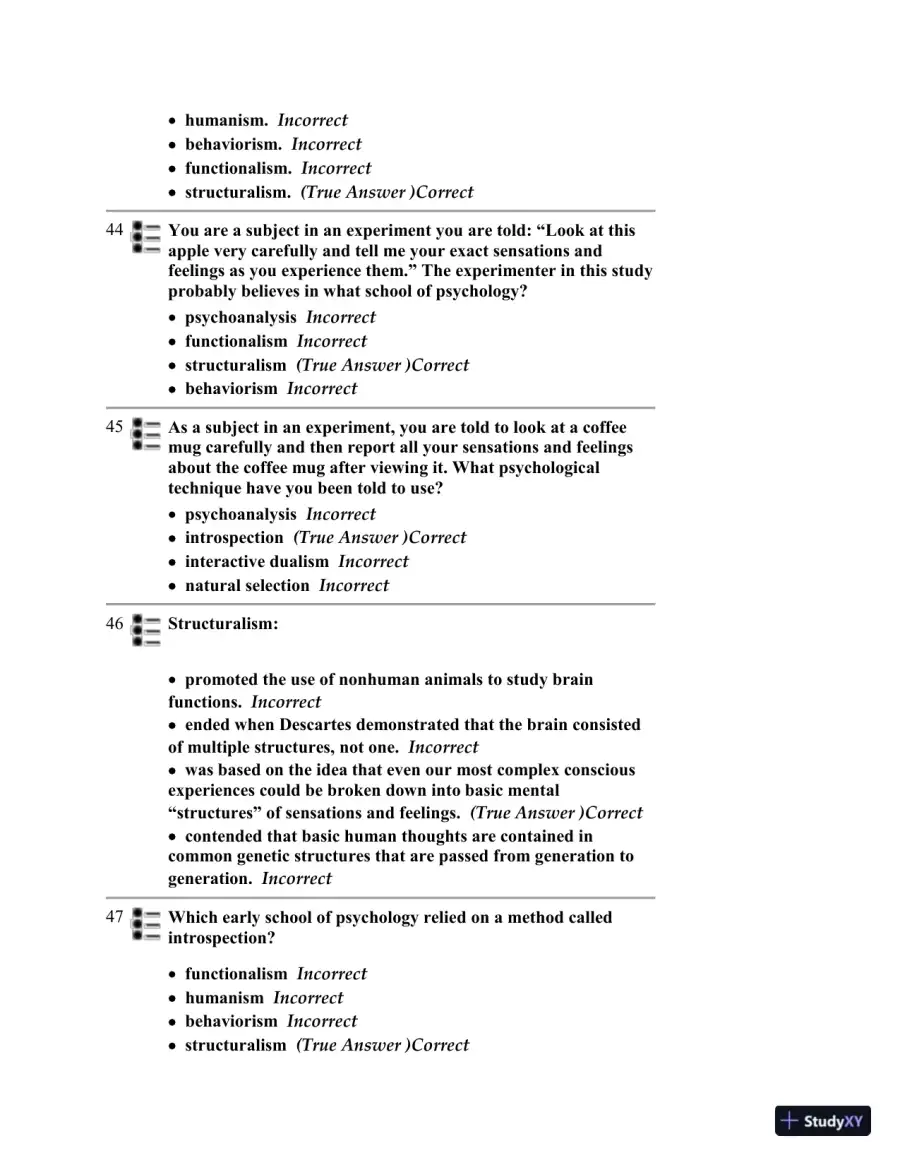 Test Bank for Psychology, 6th Edition, page 17