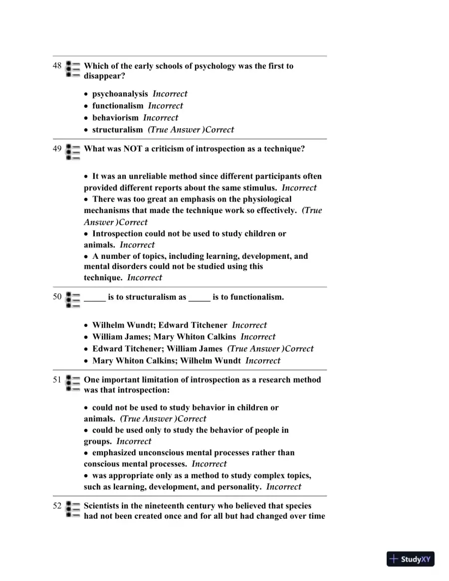 Test Bank for Psychology, 6th Edition, page 18