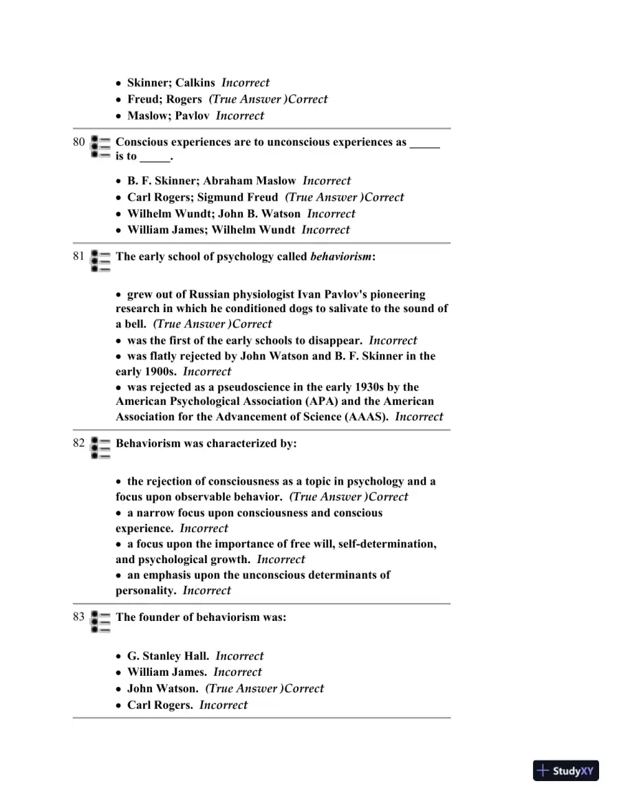 Test Bank for Psychology, 6th Edition, page 25