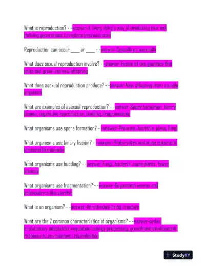 2024 BIOD101 Biochemistry Practice Exam With Answers (186 Solved Questions) - Page 3 preview image