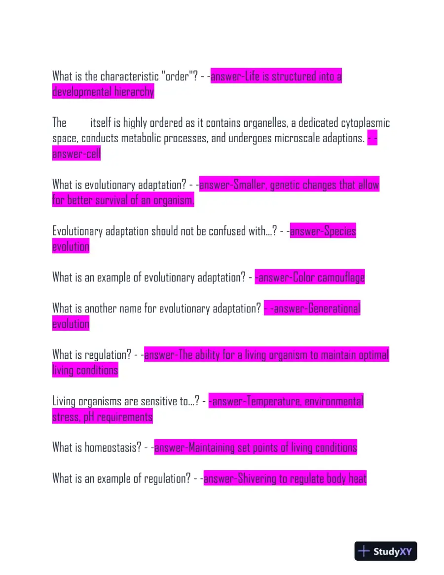 2024 BIOD101 Biochemistry Practice Exam With Answers (186 Solved Questions), page 4