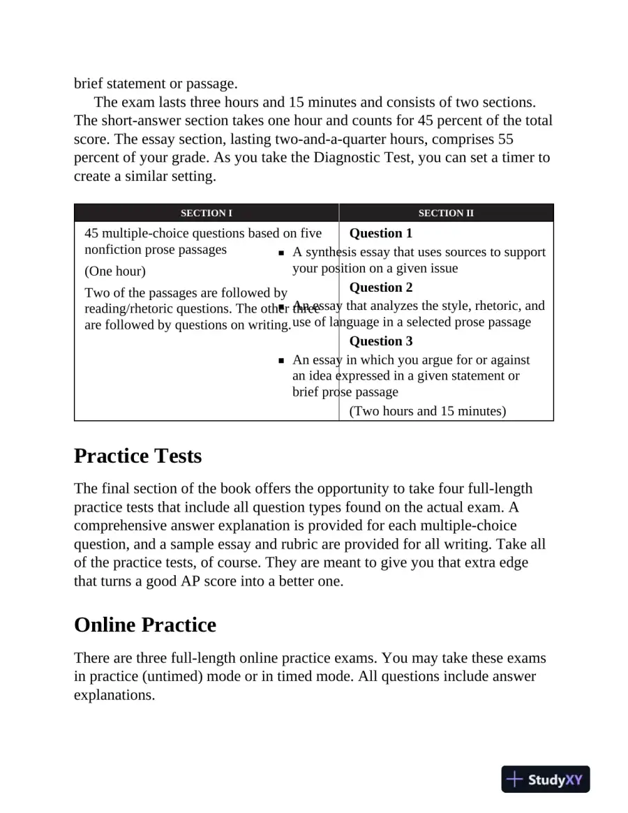 AP English Language and Composition Premium, 2025: Prep Book with 8 Practice Tests + Comprehensive Review (2025), page 12