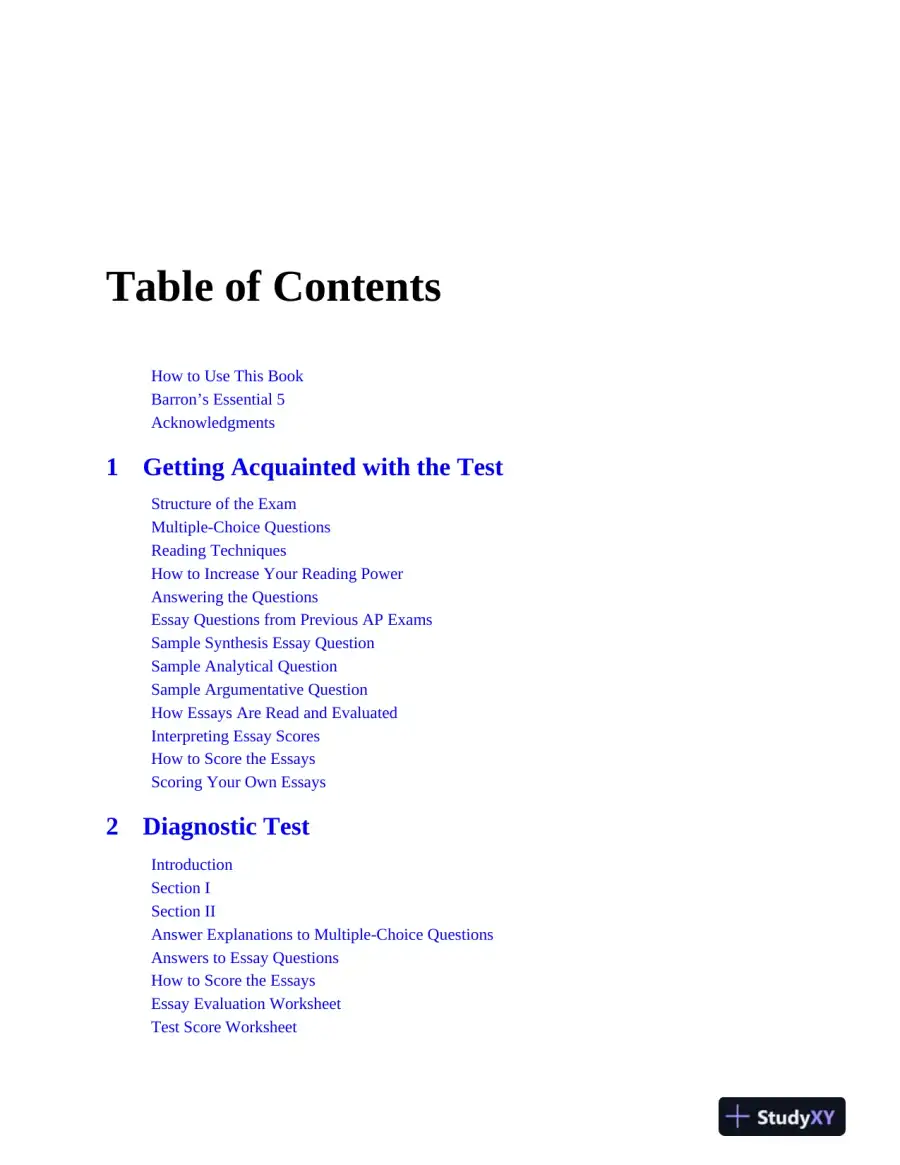 AP English Language and Composition Premium, 2025: Prep Book with 8 Practice Tests + Comprehensive Review (2025), page 8