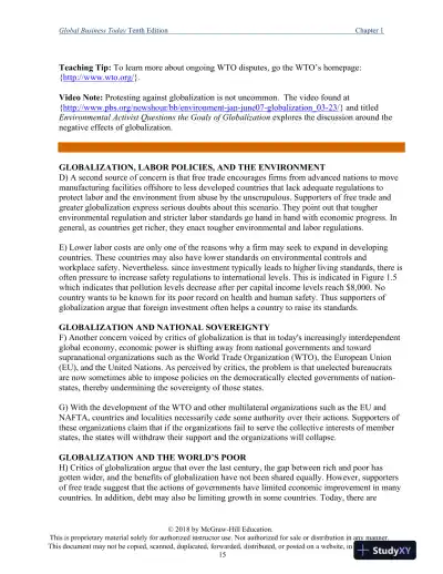 Global Business Today , 10th Edition Class Notes - Page 16 preview image