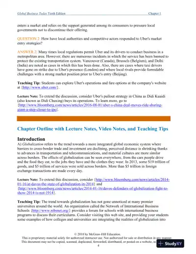 Global Business Today , 10th Edition Class Notes - Page 5 preview image