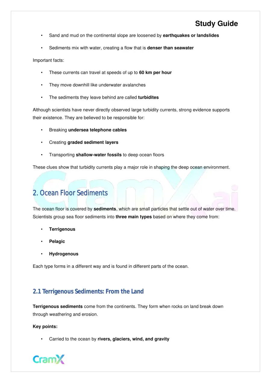 Geology - The Ocean Floor, page 5