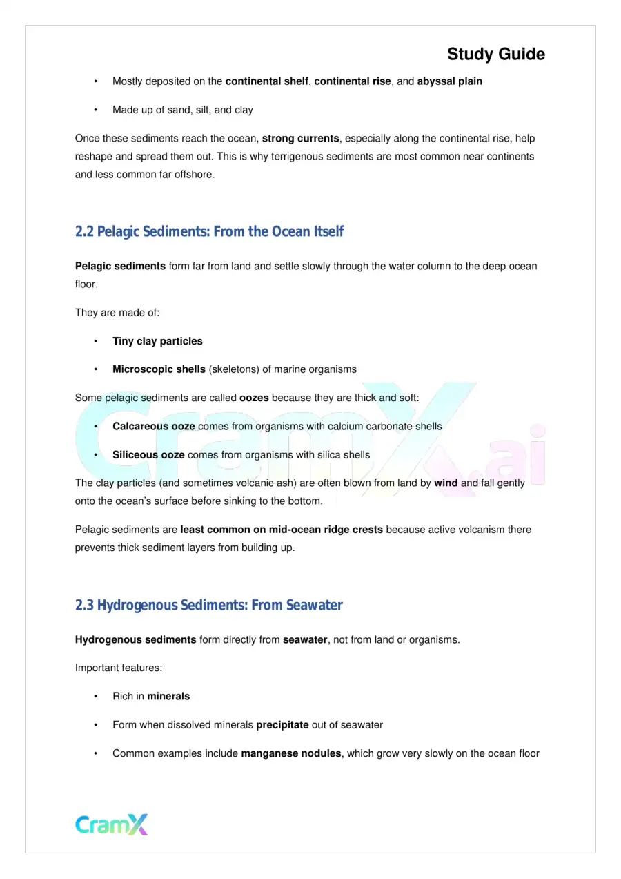 Geology - The Ocean Floor, page 6