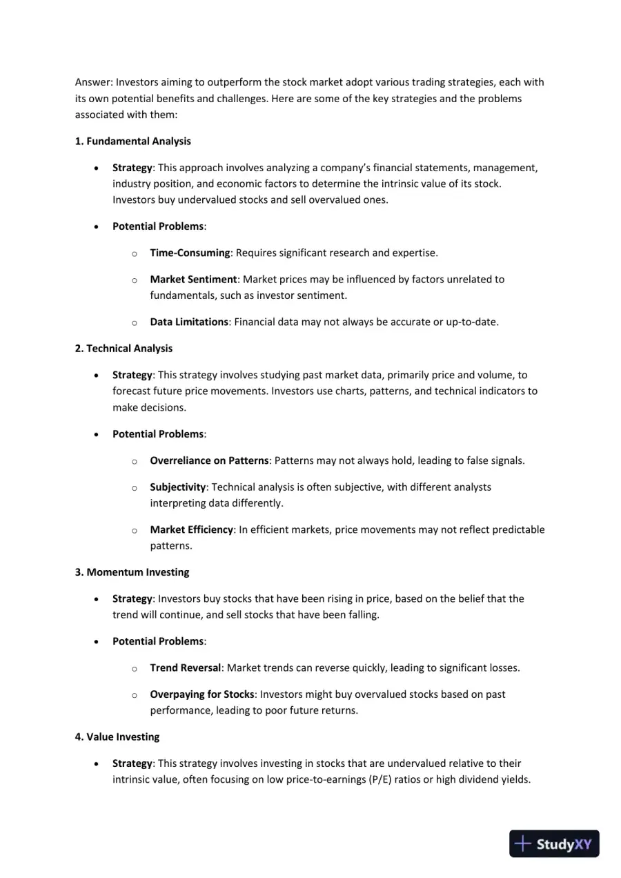 Exploring Key Financial Theories: Capital Structure, Investment Strategies, Mergers & Acquisitions, and Market Efficiency, page 3