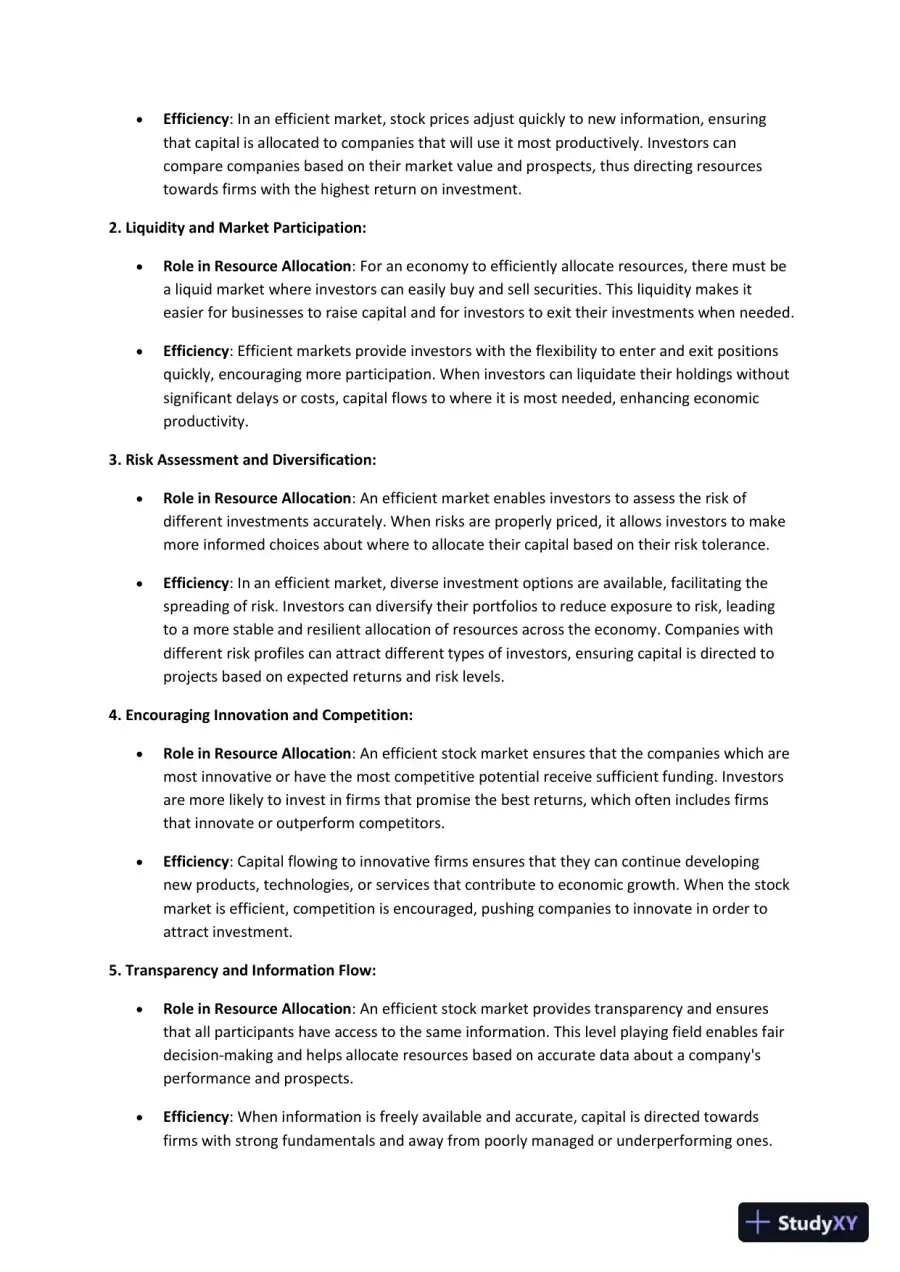 Exploring Key Financial Theories: Capital Structure, Investment Strategies, Mergers & Acquisitions, and Market Efficiency, page 9