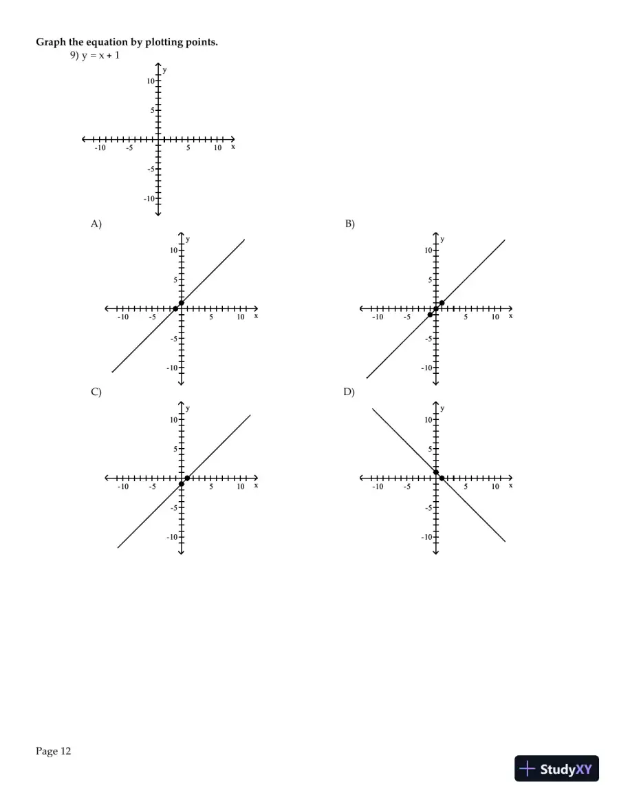 Test Bank for Precalculus Enhanced with Graphing Utilities , 7th Edition, page 14