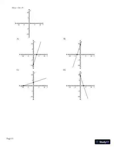 Test Bank for Precalculus Enhanced with Graphing Utilities , 7th Edition - Page 15 preview image