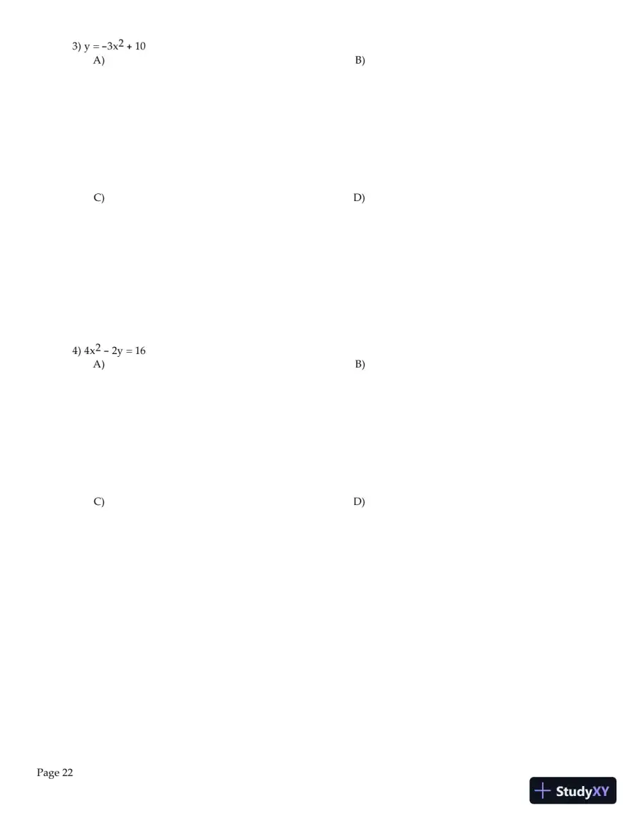 Test Bank for Precalculus Enhanced with Graphing Utilities , 7th Edition, page 24
