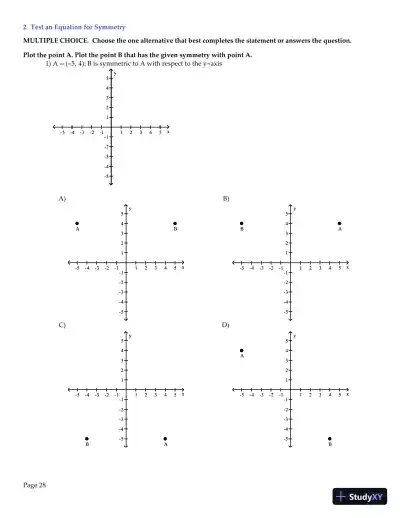 Test Bank for Precalculus Enhanced with Graphing Utilities , 7th Edition - Page 30 preview image