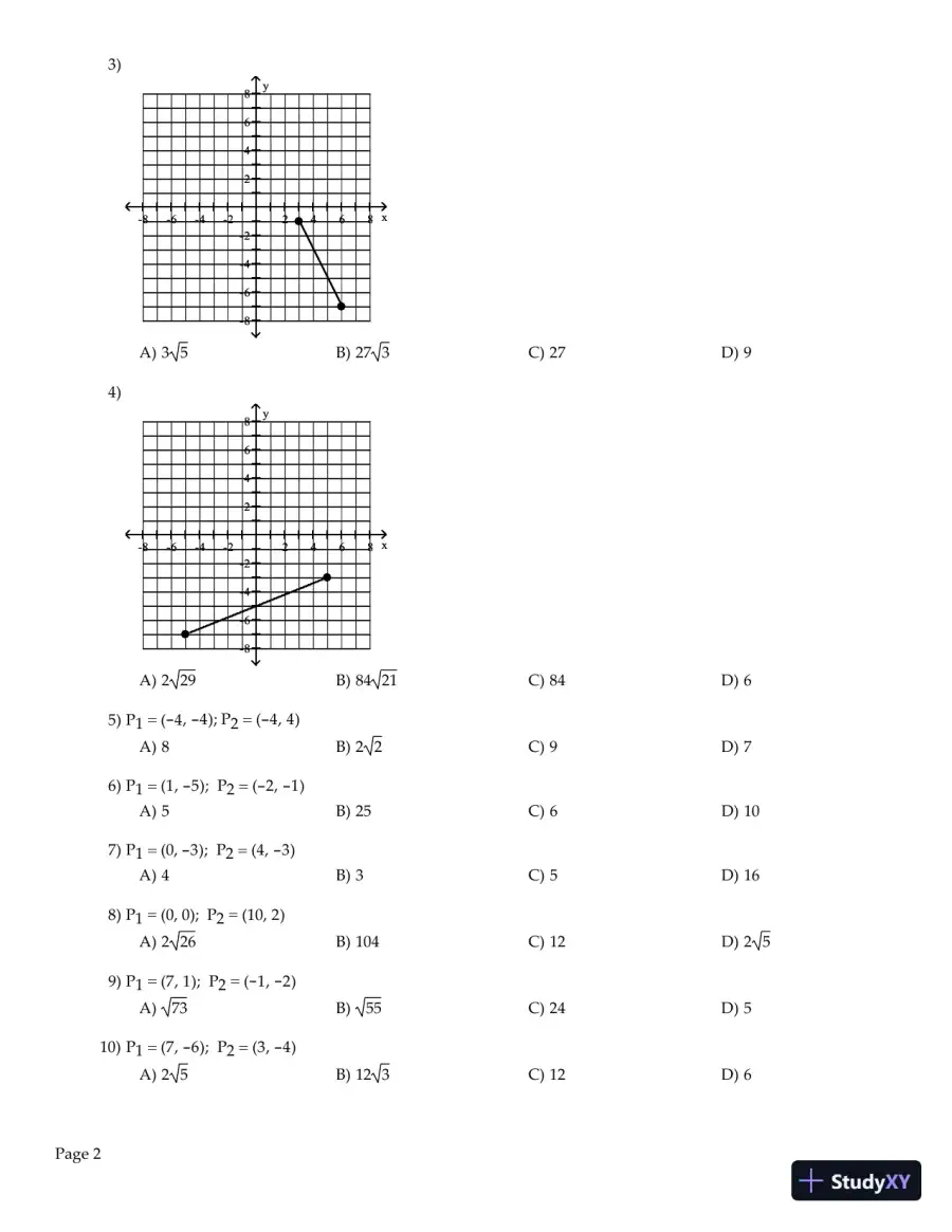 Test Bank for Precalculus Enhanced with Graphing Utilities , 7th Edition, page 4