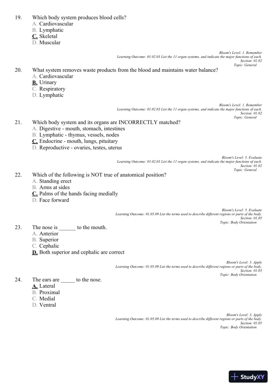 Seeley's Principles of Anatomy and Physiology 2nd Edition Test Bank, page 12