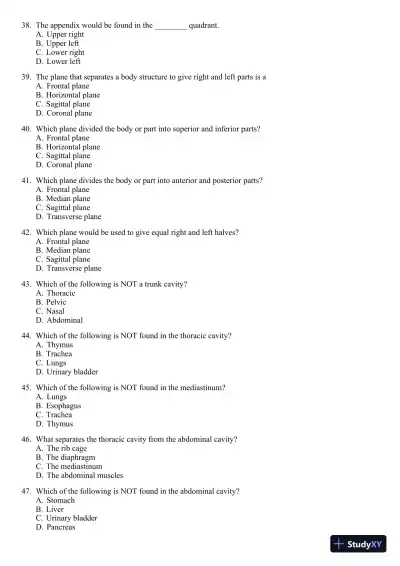 Seeley's Principles of Anatomy and Physiology 2nd Edition Test Bank - Page 6 preview image