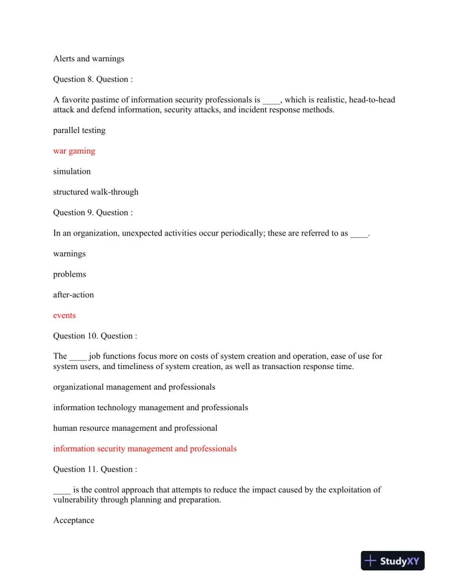 Saint Leo COM540 Module 4 Mid Term Exam, page 4