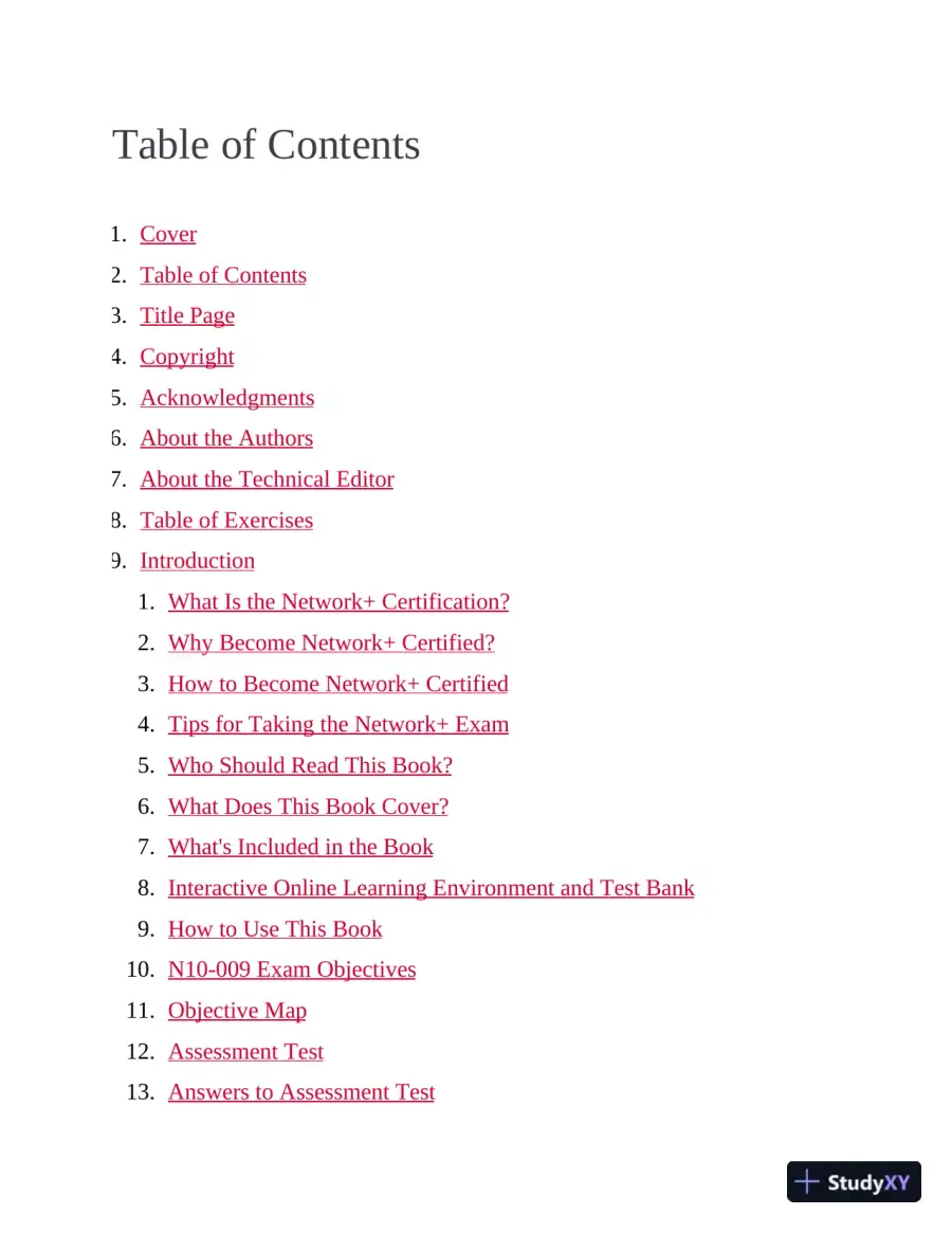 CompTIA Network+ Study Guide: Exam N10-009 (2024), page 3