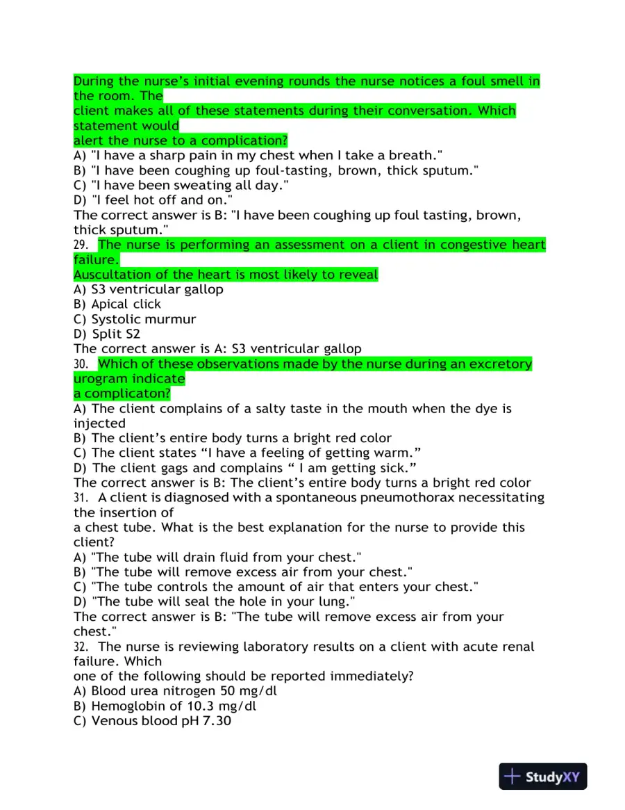 HESI Child Care Exit Practice Exam Version 1 With Answers (160 Solved Questions), page 10