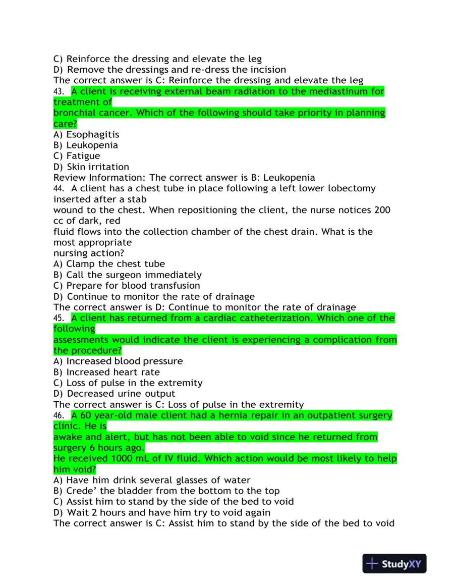 HESI Child Care Exit Practice Exam Version 1 With Answers (160 Solved Questions), page 13