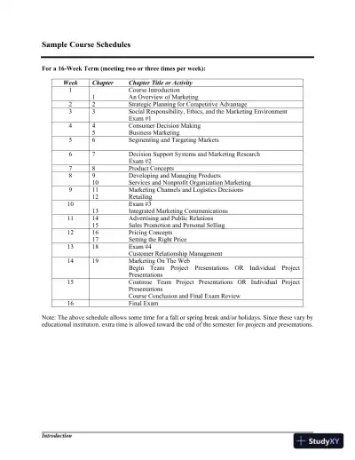 Marketing , 5th Edition Solution Manual - Page 15 preview image